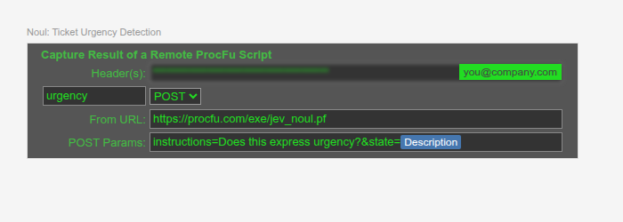 Noul: Urgency Detection